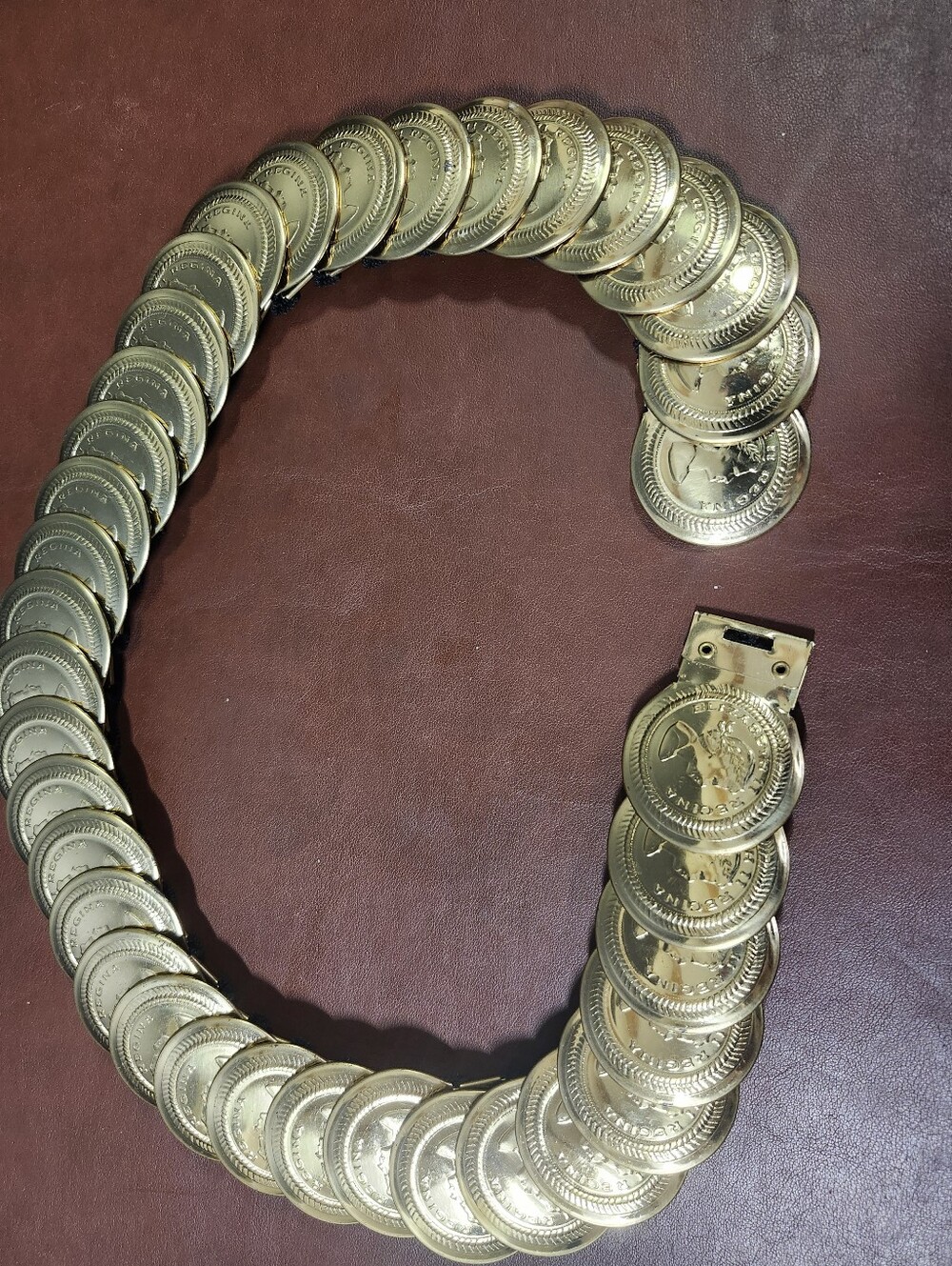 Gold Coin Link Belt - Statement Chain